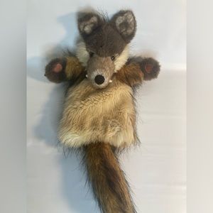 The Puppet Company Wolf Hand Puppet Soft Plush Toy 15”